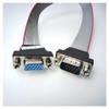 ZHANGLH Full and Low Profile Half Size Bracket Mainboard VGA Interface 15Pin Male to Female Computer Monitor TV Projector Cable 30cm(15P Male Female Cord) view 1