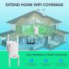 AX3000 Wi Fi Extender, Wi-Fi Extender Signal Booster for Home, Wireless Signal Booster with Gigabit Ethernet Port,Dual Band 2.4GHz&5GHz, Covers Up to 12,999sq. ft, Faster Speed, Quick Setup view 4