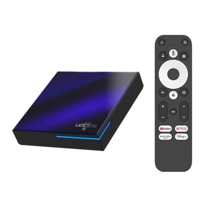 Ugoos SK2 TV Box Android 12.0 RTD1325 4GB RAM 32GB ROM WiFi6 Ethernet 100M USB 2.0 BT5.2 Support AV1 VP9 H.265 4K HDR Box