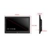 10-Inch Digital Picture Frame, HD Display, Video Music Playback, Calendar Timer, Black Electronic Photo Frame view 4