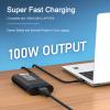 100W USB C Laptop Charger Compatible with HP Pavilion Plus 14-ew1010nr 14-ew1000 14z-ey,Spectre x360 16-aa0047nr,ZBook Firefly 14 16 G11,Envy 17-cw1087nr 17-cw1097nr HP Power Adapter view 2