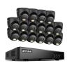 ANNKE 2MP Security Camera System, 16CH 3K Lite DVR Recorder with AI Motion Detection, 16x 1080P (19201080) Add-on Wired Turret Black Cams with Smart Dual Light, IP67, 3.6mm Lens, NO Hard Drive view 1