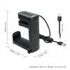 360 Rotation Headset Holder Earphone Storage Hook Stand 4-Port USB Data Hub Repair Parts view 3