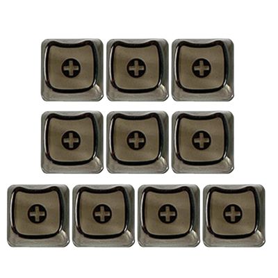 10PCS X Stem Keycaps Durability for Mechanical Keyboards Transparently Backlits PC Construction