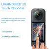 Anoowkoa 3 Pack Compatible with insta 360 X5/insta 360 X4 Camera Screen Protector Tempered glass film.Anti-Breakage.Anti-Scratch No Bubbles 9H Hardness.Easy Installation.for insta360 X5/X4 view 2