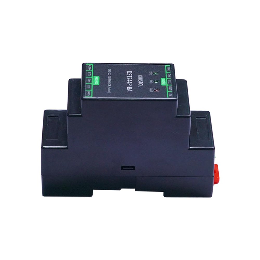 3-in-1 RS232 to RS485/RS422 Converter Module with Isolation Protection - Full-Duplex RS422 & Half-Duplex RS485 2Mbps Speed 5V Powered LED Indicators Rail-Mount for Industrial Communication