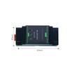 3-in-1 RS232 to RS485/RS422 Converter Module with Isolation Protection - Full-Duplex RS422 & Half-Duplex RS485 2Mbps Speed 5V Powered LED Indicators Rail-Mount for Industrial Communication view 4