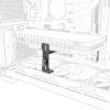 MOAIYU GPU Bracket Graphics Card Video Card Sags Holder Bracket GPU Stand Adjustable GPU Stand GPU Bracket BRAC view 2
