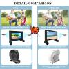 QILEBA 14 FT Inflatable Projector Movie Screen for Outside/Indoor, Blow up Projector Screen with Air Blower, Supports Front/Rear Projection for Backyard Home Theater Movie Night Outdoor Party view 2