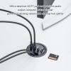 MOAIYU USB3.0 Dock Card Reader 3/4 Port USB Desk Splitter Dock Station Memory Card Reader Dock Station for Desktop PC Desk view 2