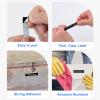 Esaytool 50 X Compatible with Dymo 3D Embossing Label Tape 521209 A521209 A0898132 White on Black 12mm 1/2 inch x 9.8 Feet Replacement for Organizer Xpress Pro, MoTEX E101 E404, Office Mate II view 3