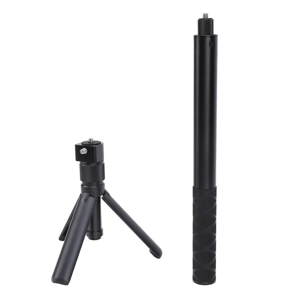 47.2in Invisible Selfie Stick Tripod Compatible with for X4 X3 ONE X2 ONE X ONE RS, Extension Pole Adjustable Handle Grip for Action Camera, Extendable Selfie Stick