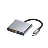 3 in 1 3.0 USB Multi-Function HUB for S23 S22 Ultra TY>pe C to HDMI Adapter Note 20 10 15 16 5-g OTG Adapter(3 in 1 Silver) view 2