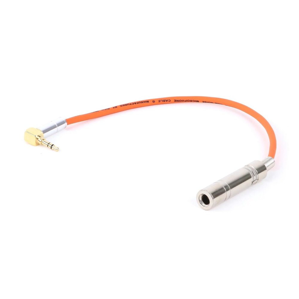 ROBAUN 3.5mm 1/8inch to 6.35 mm 1/4inch TRS Jack Cable 3.5 Male Jack Stereo to 6.35 Female Stereo Extension Cable Audio Line Adapter(Orange-SL,1M)