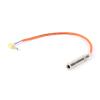 ROBAUN 3.5mm 1/8inch to 6.35 mm 1/4inch TRS Jack Cable 3.5 Male Jack Stereo to 6.35 Female Stereo Extension Cable Audio Line Adapter(Orange-SL,1M) view 1