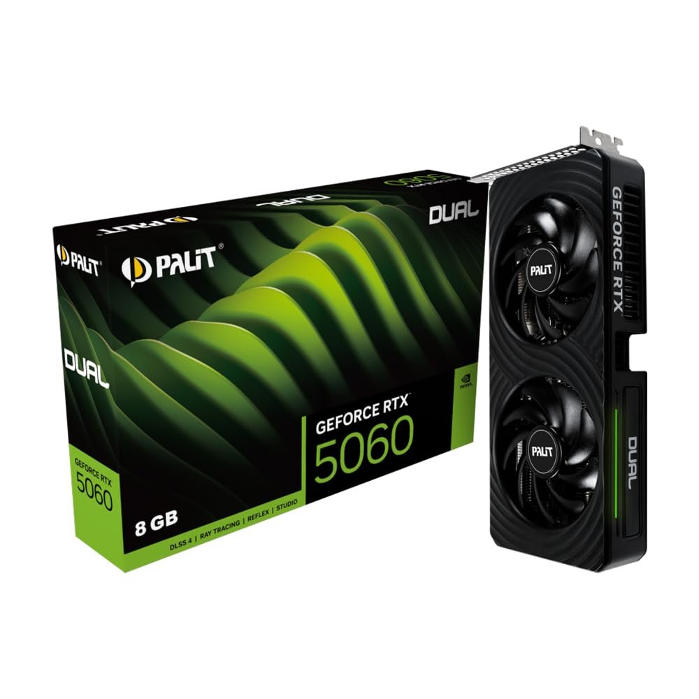Palit Geforce RTX 5060 Dual Nvidia 8 Gb Gddr7, W129162498 (8 Gb Gddr7)