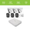 Revo Ultra Blue Series 8CH 4K POE H.265 NVR, 2TB & 6X 5 Megapixel Indoor/Outdoor IR Cameras with Built-in Mic Remote Access Via Pc, Mac & Phone (No Monthly Fee) view 3