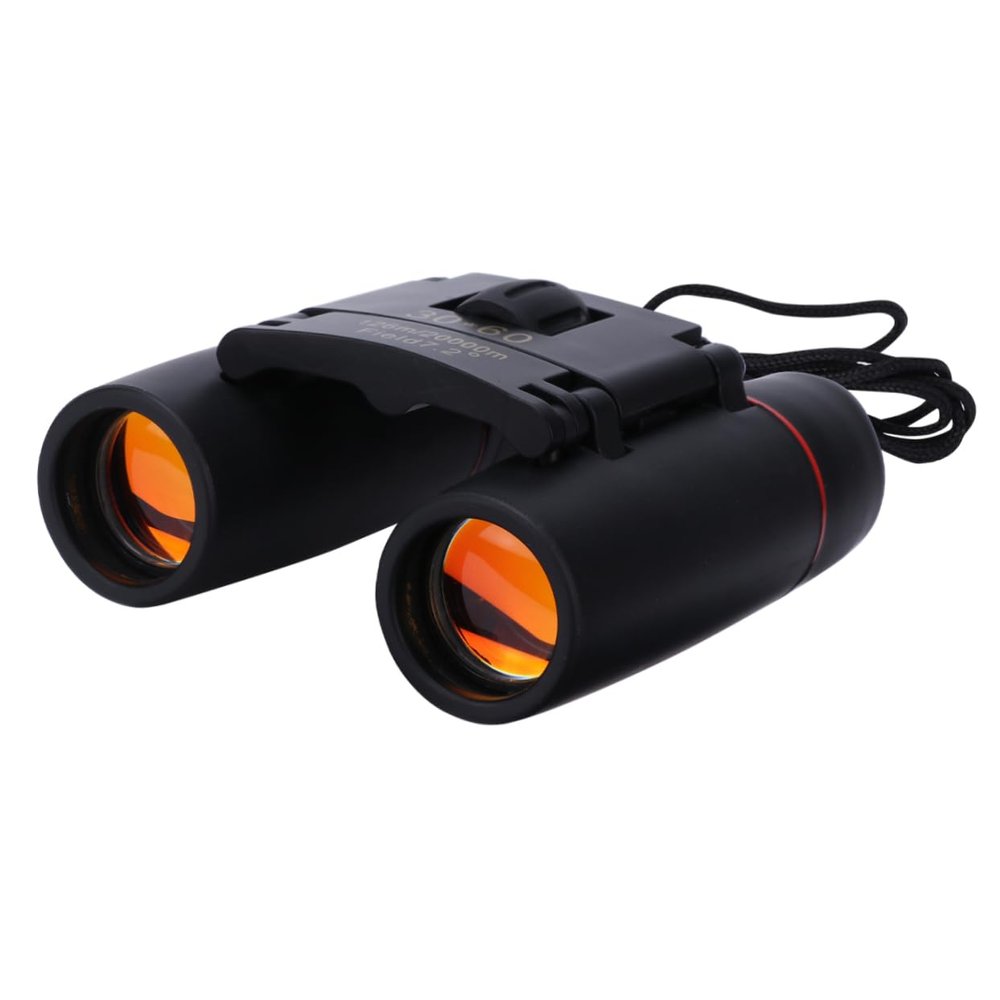 Angoily Folding Binoculars for Bird Watching Compact Lightweight Design High-Definition Optics Magnification for Outdoor Hiking and Travel