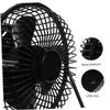 Angoily Mini Portable USB Fan with Clock and Temperature Display Personal Cooling Fan for Home Office and Travel Compact Design with Easy Off view 2
