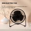 Angoily Mini Portable USB Fan with Clock and Temperature Display Personal Cooling Fan for Home Office and Travel Compact Design with Easy Off view 4