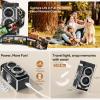 Vintage Mini Digital Camera, Portable Retro TLR Reflex Style Digital Cameras, Twin Lens, 12MP Autofocus Vlogging Camera, for Beginners Teens Adults (Dpofirsxr53tn47dm-13) view 3