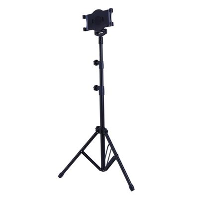 DIYEAH Adjustable Rotating Tablet Tripod Stand for 7-10 Inch Tablets Stable Floor Mount Holder Extendable Height for Home Office and Travel (Black)