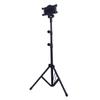 DIYEAH Adjustable Rotating Tablet Tripod Stand for 7-10 Inch Tablets Stable Floor Mount Holder Extendable Height for Home Office and Travel (Black) view 1