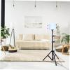 DIYEAH Adjustable Rotating Tablet Tripod Stand for 7-10 Inch Tablets Stable Floor Mount Holder Extendable Height for Home Office and Travel (Black) view 3