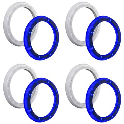 Kicker (4 Pair) 51KLSR88-8.8-Inch to 8-Inch LED Adapter Ring for Marine Speakers