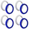 Kicker (4 Pair) 51KLSR88-8.8-Inch to 8-Inch LED Adapter Ring for Marine Speakers view 1