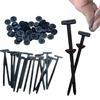 100pcs Nylon Universal Cable Tie Buckle, Heavy Duty Self Zip Tie Holder Clips, Push Mount Zip Ties With Pin & Button Design, Multipurpose Plastic Cable Ties Tool For Car Daily Repair (20pcs) view 1