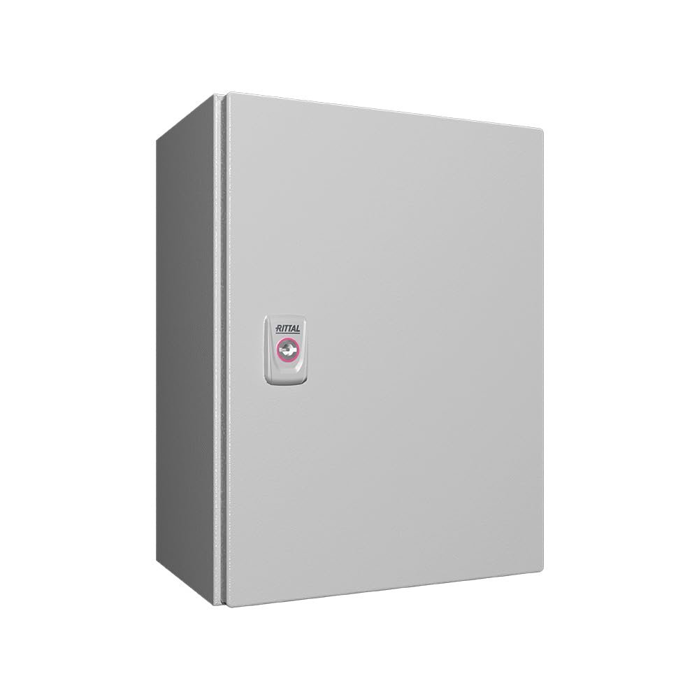 1034.000, Wall-Mounted AX Enclosure, Carbon Steel, 15.7" Height x 11.8" Width x 8.27" Depth