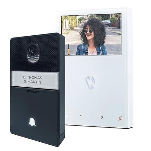 HFX-700B Door Station Kit Mini Hands-Free Monitor with Simplebus 2-Wire Technology