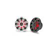 Kicker 45KM84L 8" LED Marine Speakers & 47KLSR8 8-Inch LED Spacer Rings & LED Remote Bundle view 2