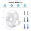 XLTTYWL Deco WiFi 7 Wall Mount Kit, Deco BE23/BE25/BE3600/BE5000 Router Mount Bracket Optimize Space&Cable Management for TP Decos 7 Dual-Band WiFi 7 Mesh Wi-Fi System (White, 3 Pack) view 2