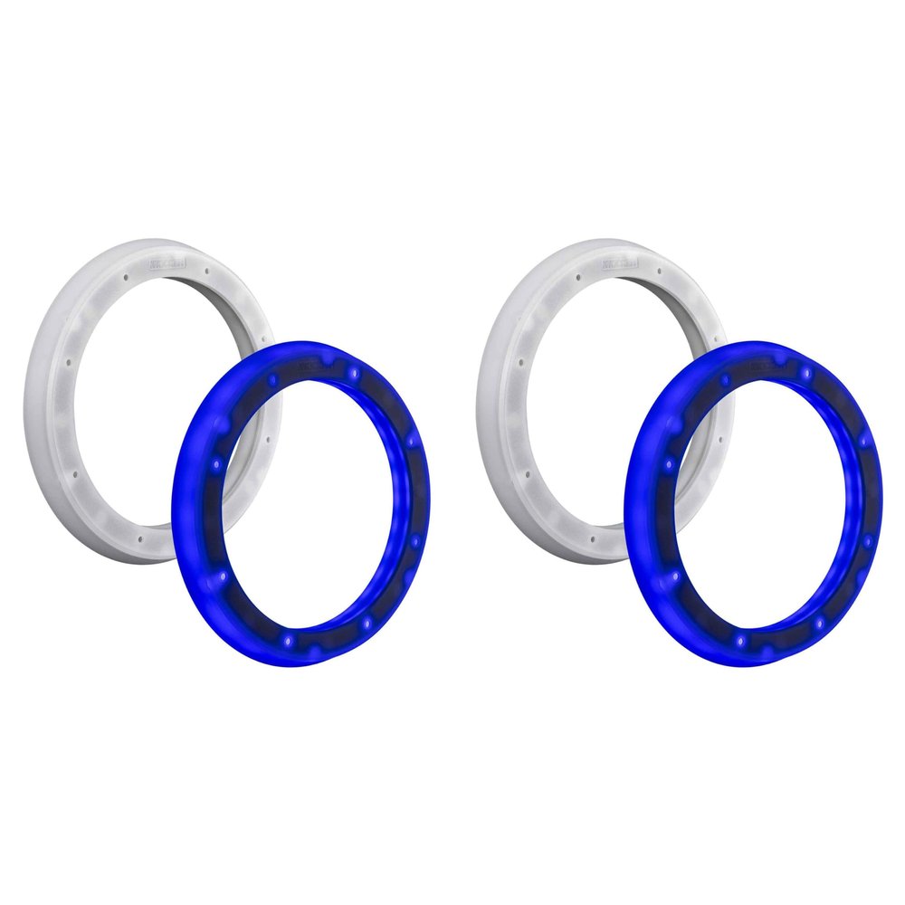 Kicker (2 Pair) 51KLSR88-8.8-Inch to 8-Inch LED Adapter Ring for Marine Speakers