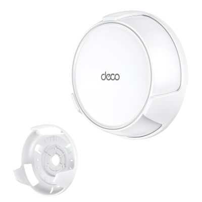 XLTTYWL Deco WiFi 7 Wall Mount Kit, Deco BE23/BE25/BE3600/BE5000 Router Mount Bracket Optimize Space&Cable Management for TP Decos 7 Dual-Band WiFi 7 Mesh Wi-Fi System (White, 1 Pack)