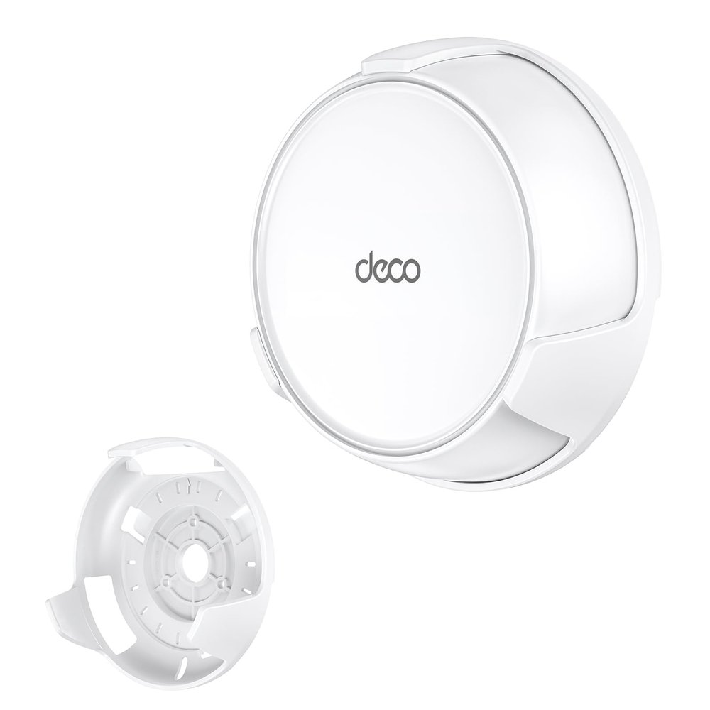 XLTTYWL Deco WiFi 7 Wall Mount Kit, Deco BE23/BE25/BE3600/BE5000 Router Mount Bracket Optimize Space&Cable Management for TP Decos 7 Dual-Band WiFi 7 Mesh Wi-Fi System (White, 1 Pack)