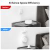 XLTTYWL Deco WiFi 7 Wall Mount Kit, Deco BE23/BE25/BE3600/BE5000 Router Mount Bracket Optimize Space&Cable Management for TP Decos 7 Dual-Band WiFi 7 Mesh Wi-Fi System (White, 1 Pack) view 3