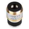 10X Achromatic Objective Lens High Precision Aluminum Alloy Biological Microscope Lens Clear Image Observation for Laboratory Research 31.3mm Length view 4
