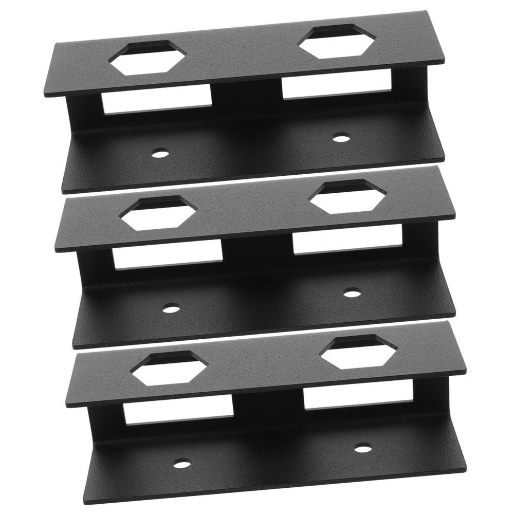 DOITOOL 1set Under Desk Shelf Laptop Mounting Bracket for Invisible Storage Compatible Notebook Ergonomic Design for Organized Workspace