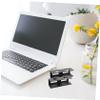 DOITOOL 1set Under Desk Shelf Laptop Mounting Bracket for Invisible Storage Compatible Notebook Ergonomic Design for Organized Workspace view 4
