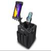 AutoExec Milkcrate Vehicle and Mobile Office Work Station with Apron Organizer, Phone Mount, Tablet Mount and 400 watt Power Inverter view 1