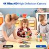 Atom 4K - 4K UltraHD Nanny Cam D.I.Y Self-Install Surveillance Kit with Button Camera Attachments, Hidden Camera, Button Cam, Remote Control Spy Kit (Legal in All 50 States) (128GB) view 4