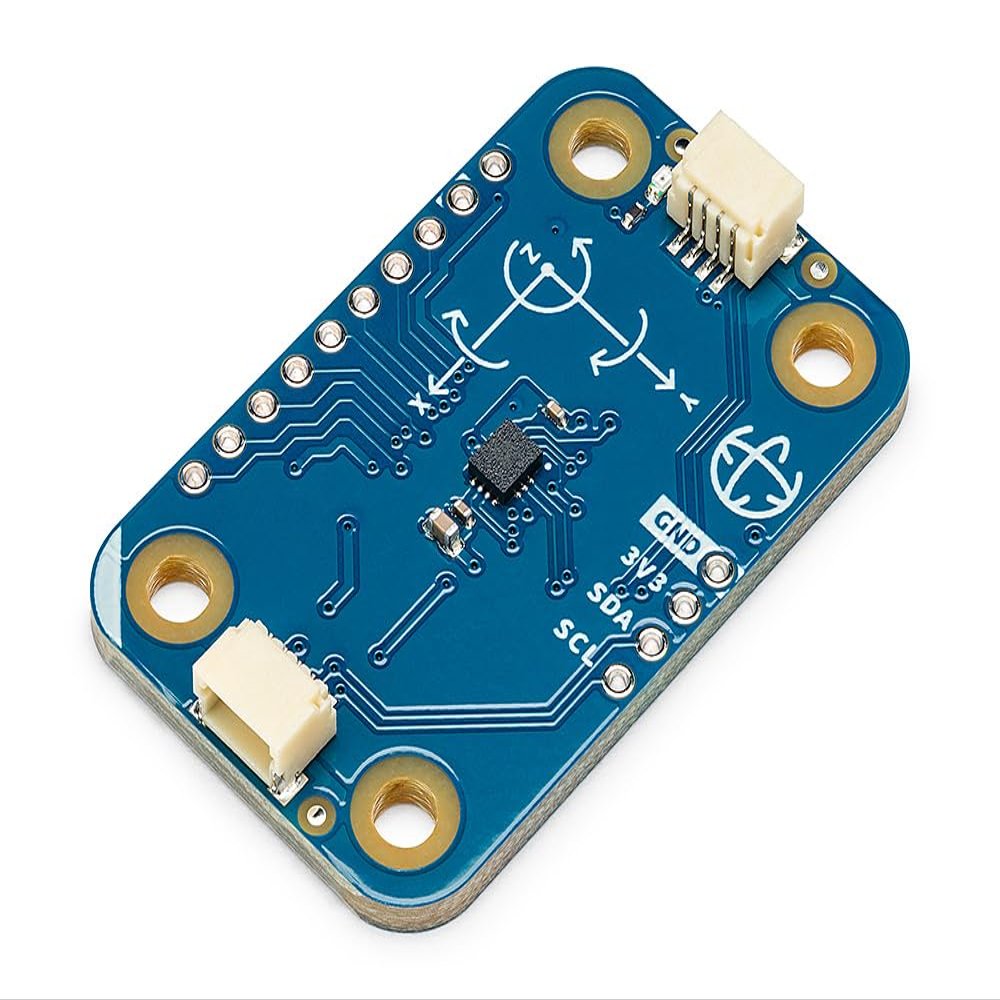 Arduino Modulino Movement [ABX00101] - 6-Axis IMU Motion Sensor for Pitch, Roll, Tilt - Plug & Play Qwiic-Compatible Module for Arduino Projects, MicroPython & Cloud Integration