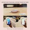 Satechi FindAll Keychain with Find My, Wireless Rechargeable, Location Tracker, Left-Behind Alerts, Loud Audible Chime, Works with iPhone, iPad, Mac  Desert Rose view 3