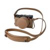 BMAOLLONGB D-Lux 8 Case, Handmade PU Leather Half Camera Case Bag Cover Bottom Opening Version for Leica D-Lux 8 D-Lux8 With Neck Strap Lens Cover (Brown) view 1