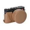 BMAOLLONGB D-Lux 8 Case, Handmade PU Leather Half Camera Case Bag Cover Bottom Opening Version for Leica D-Lux 8 D-Lux8 With Neck Strap Lens Cover (Brown) view 4