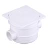 GENGUTOO Underwater Light Junction Box Water Proof Dust Proof Swimming Pool Connector Box Durable Plastic White view 1