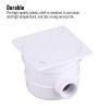 GENGUTOO Underwater Light Junction Box Water Proof Dust Proof Swimming Pool Connector Box Durable Plastic White view 4